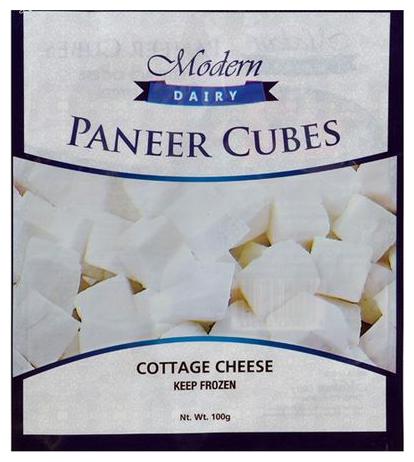 

Modern Dairy Paneer - Frozen Cube 100 g