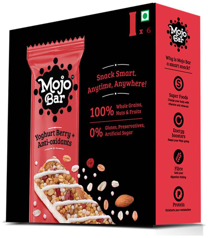 

Mojo Bar Yoghurt Berry Anti-Oxidants (6 Pack) Snack Bar