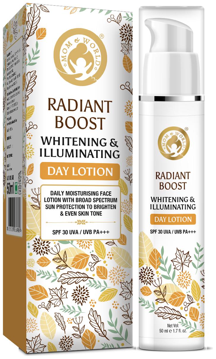 

Mom World Radiant Boost Whitening Illuminating Day Lotion 50ml
