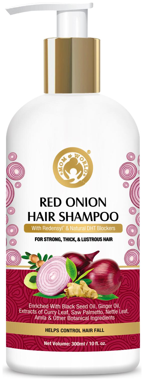 

Mom World Red Onion Hair Shampoo 300ml (Pack of 1)