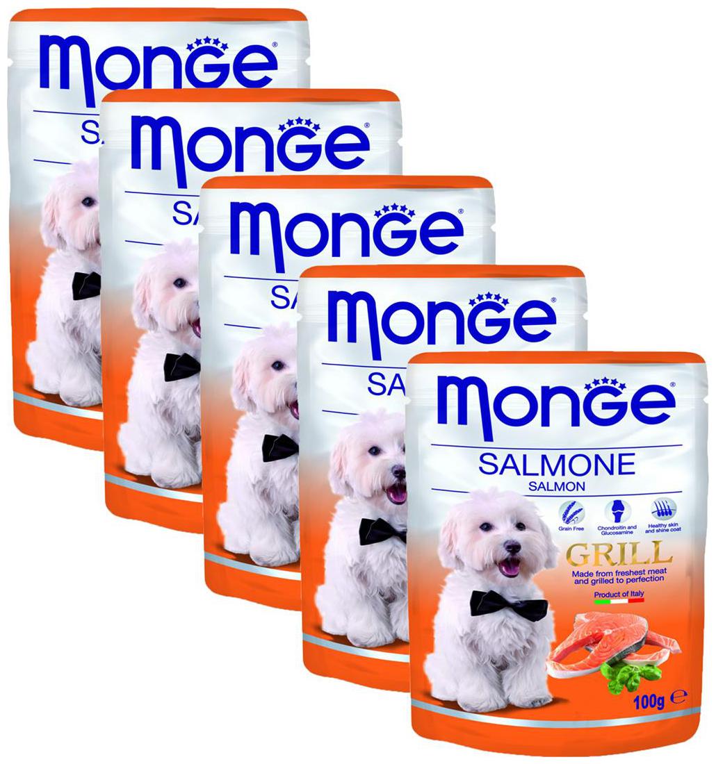 

Monge Grill Chunks with Chicken Salmon (Pack of 5)