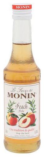

Monin Syrup - Peach Flavored 250 ml Bottle