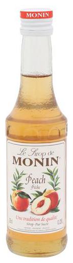 

Monin Syrup - Peach Flavored 250 ml Bottle