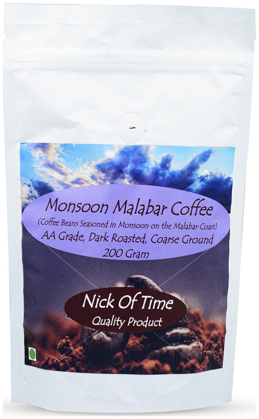 

Monsoon Malabar AA Grade Arabica Dark Roast Ground Coffee (200 g)