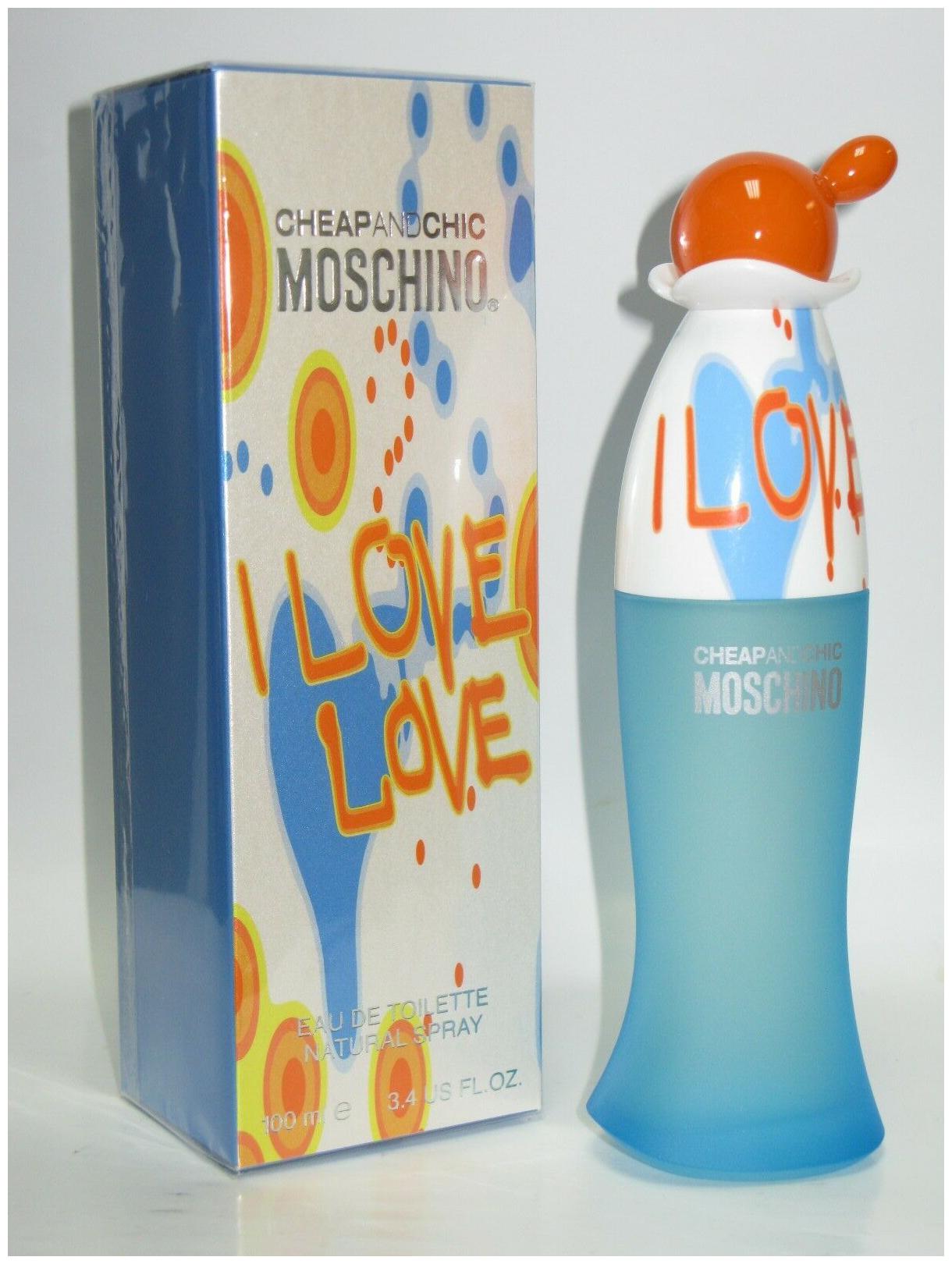 

Moschino Cheap Chic I Love Love Eau de Toilette 3 4 oz 100ml EDT NIB Sealed