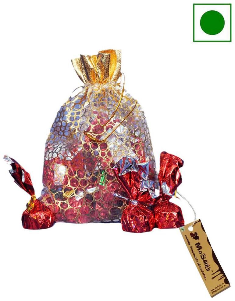 

MoShik s 100 G Honey Flavor Milk Chocolate Multicolor Multidesigner Pouch