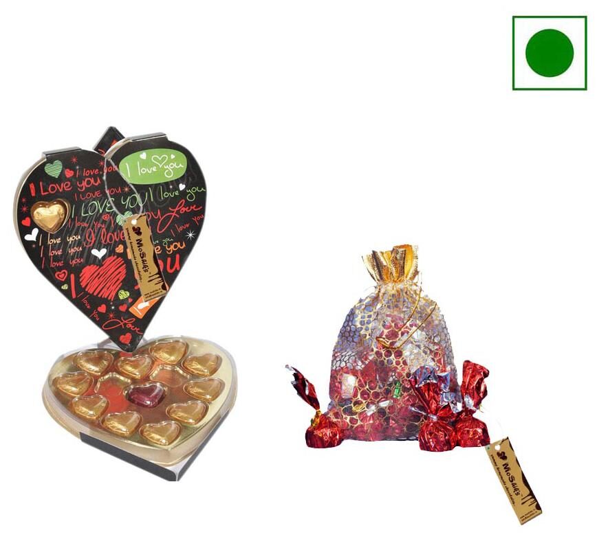 

MoShik s 11 Heart Black Box(White) White Chocolate Pouch