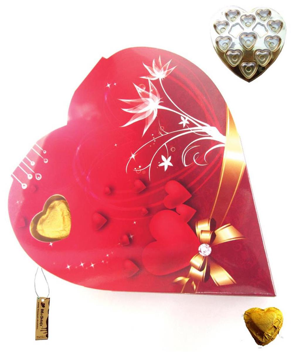 

MOSHIKS 11 HEART BLACK BOX MILK CHOCOLATE