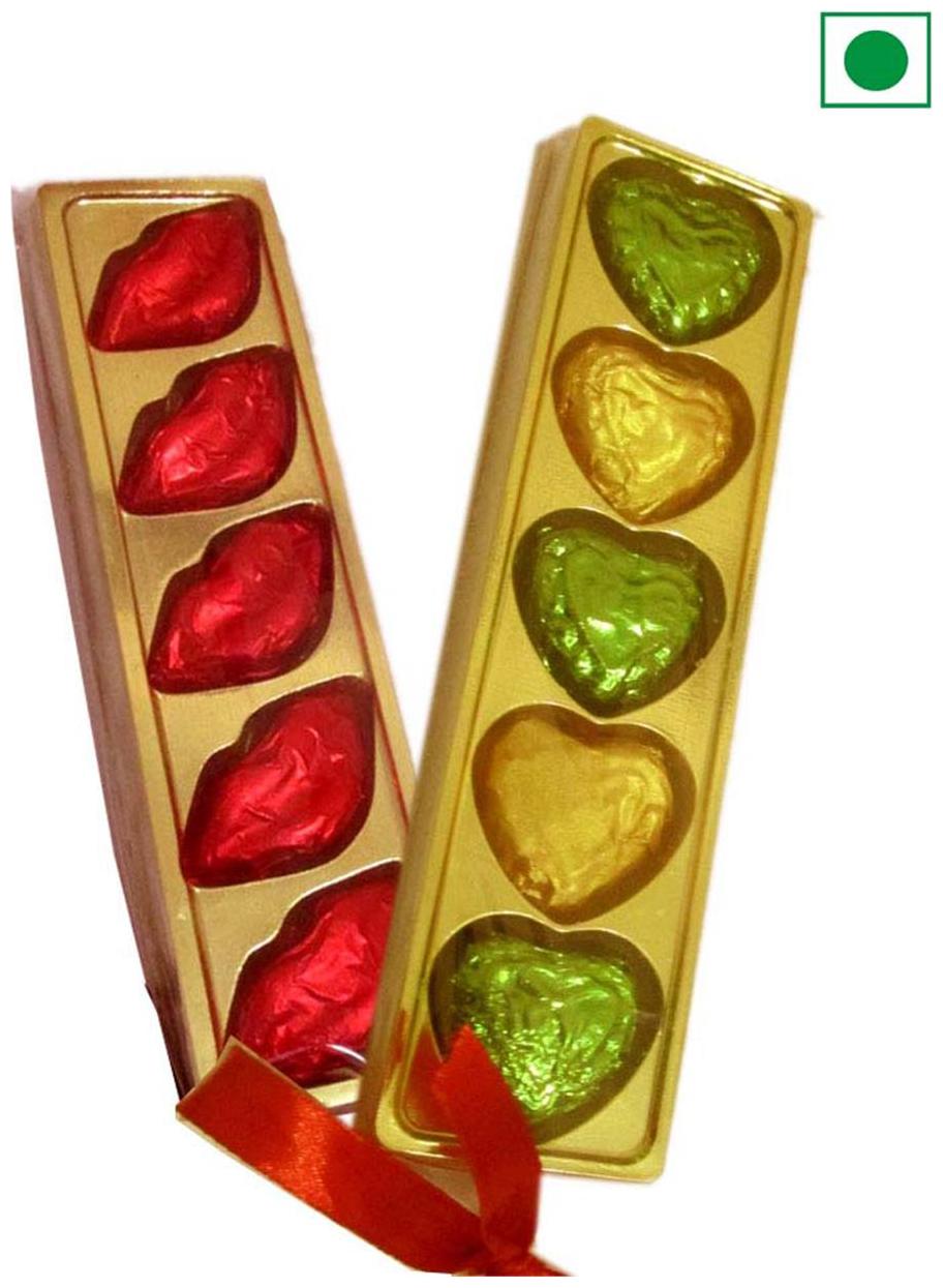 

MOSHIKS 5 HEARTS AND 5 LIPS WHITE SAUNF COMBO