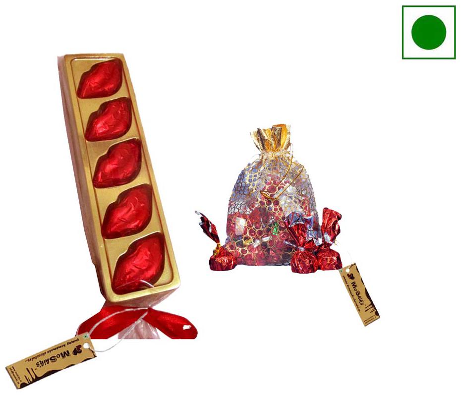 

MoShik s 5 Lips(White) White Chocolate Pouch