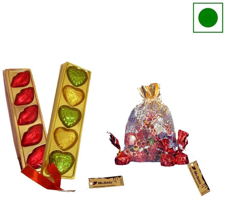 

MoShik s 5 Lips 5 Hearts(Milk) Milk Chocolate Pouch