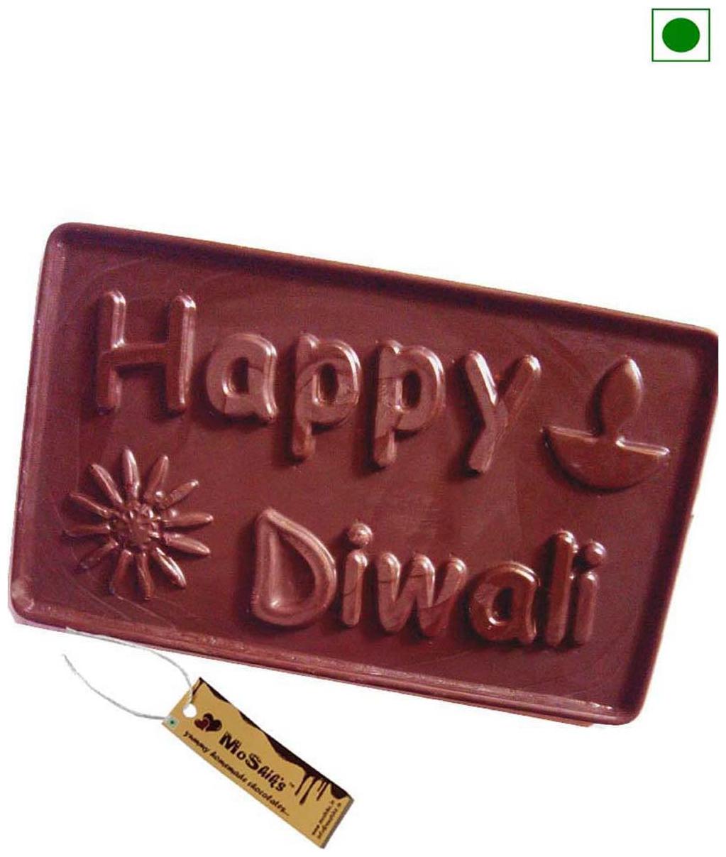 

MoShik s Happy Diwali 200 g Milk Chocolate Bar