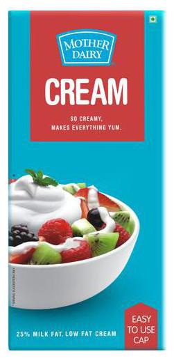 

mother dairy Cream - UHT 1 L