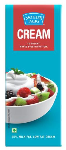 

mother dairy Cream - UHT 200 ml