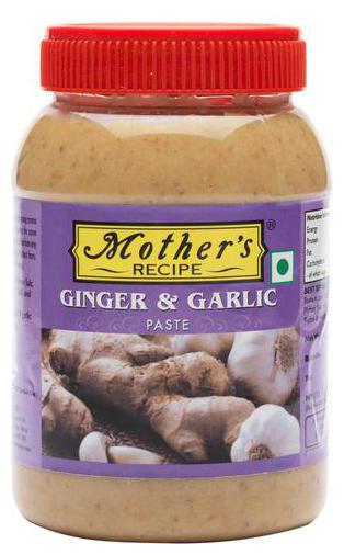 

Mother S Recipe ginger garlic Paste 500 g