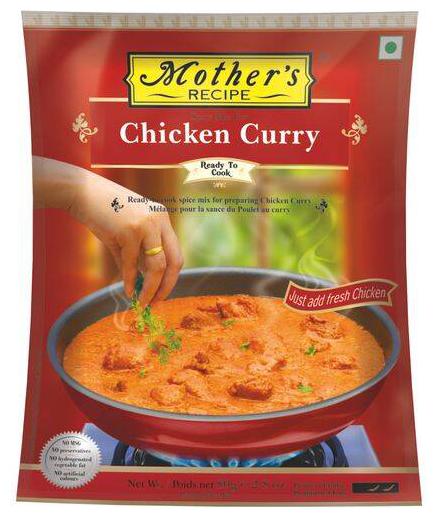 

Mother s Recipe Mix - Chicken Curry 80 g