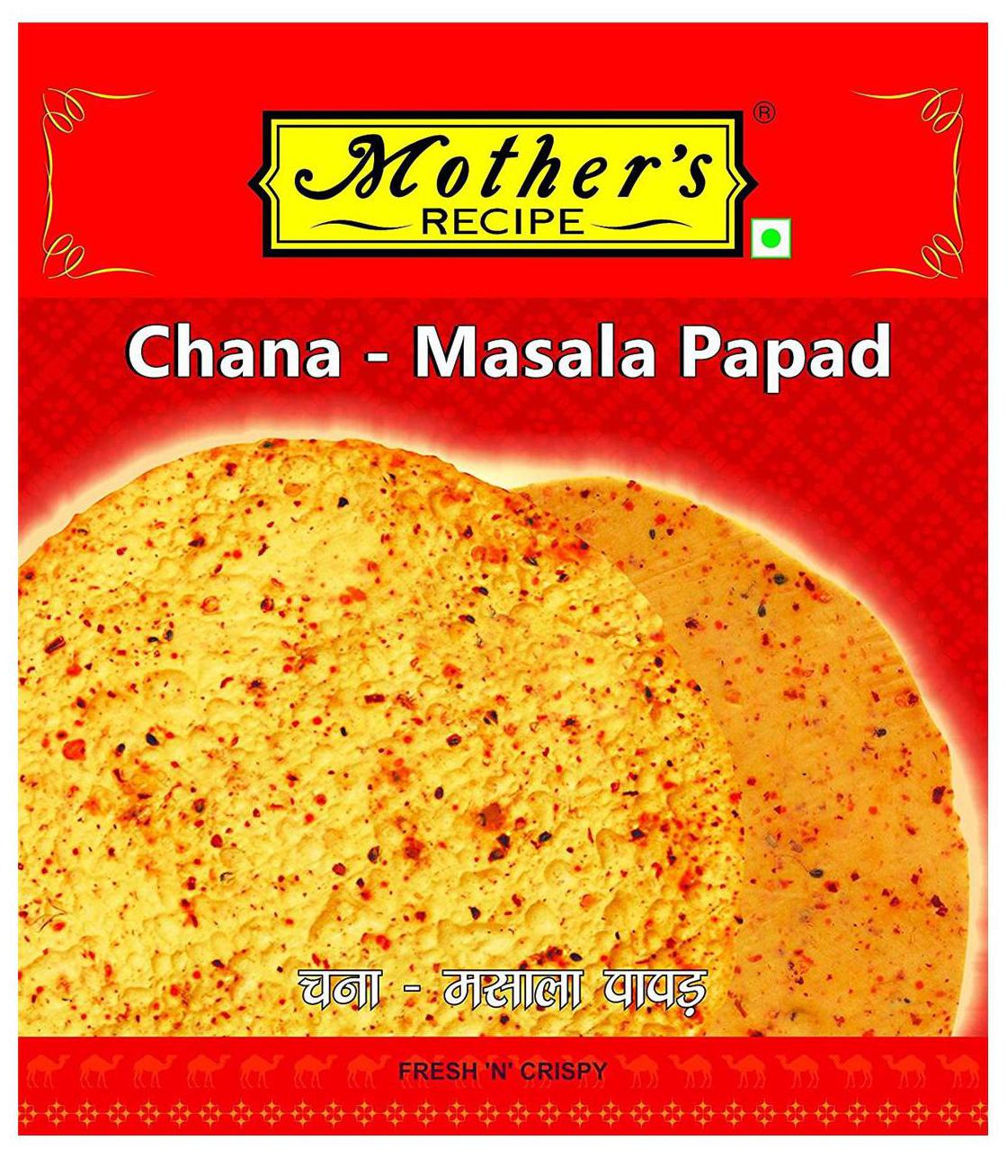 

Mother s Recipe Chana Masala Papad 200g