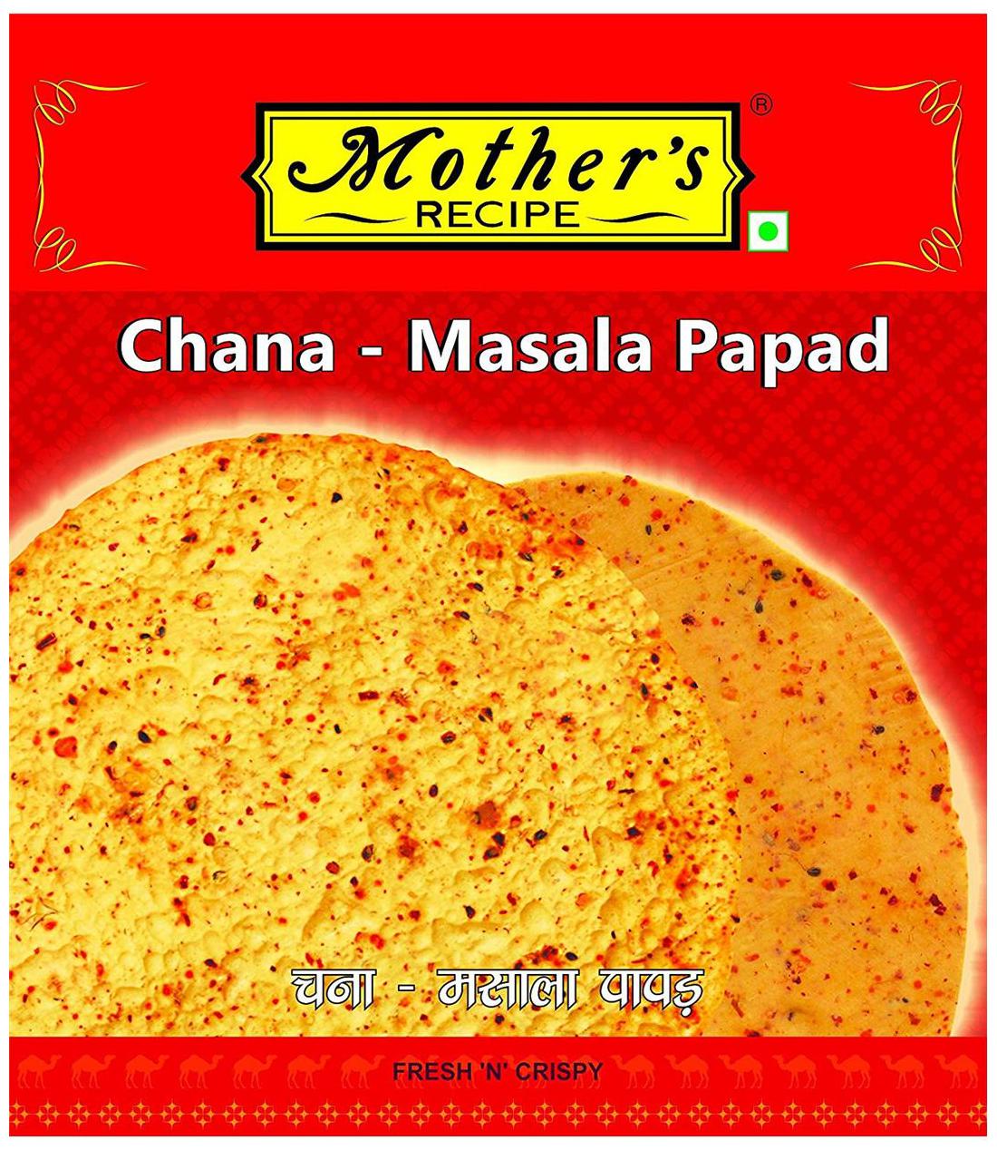 

Mother s Recipe Chana Masala Papad 200g
