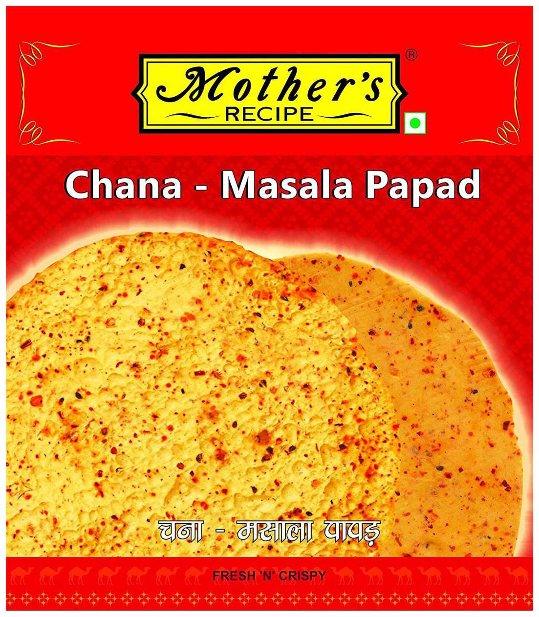 

Mother s Recipe Chana Masala Papad 200g
