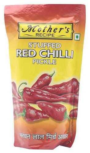 

Mothers Recipe Pickle - Red Stuffed Chilli 200 g