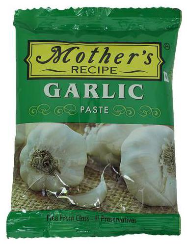 

Mothers Recipe Paste - Garlic 100 g