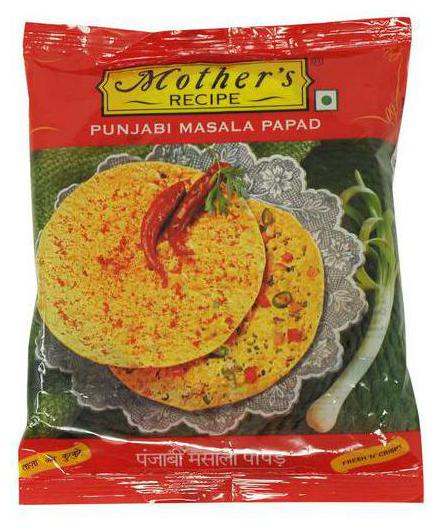 

Mothers Recipe Papad - Punjabi Masala 200 g