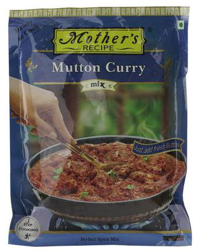 

Mothers Recipe Mix - Mutton Curry 100 g