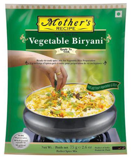 

Mothers Recipe Mix - Vegetable Biryani 75 g