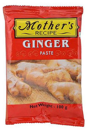 

Mothers Recipe Paste - Ginger 100 g