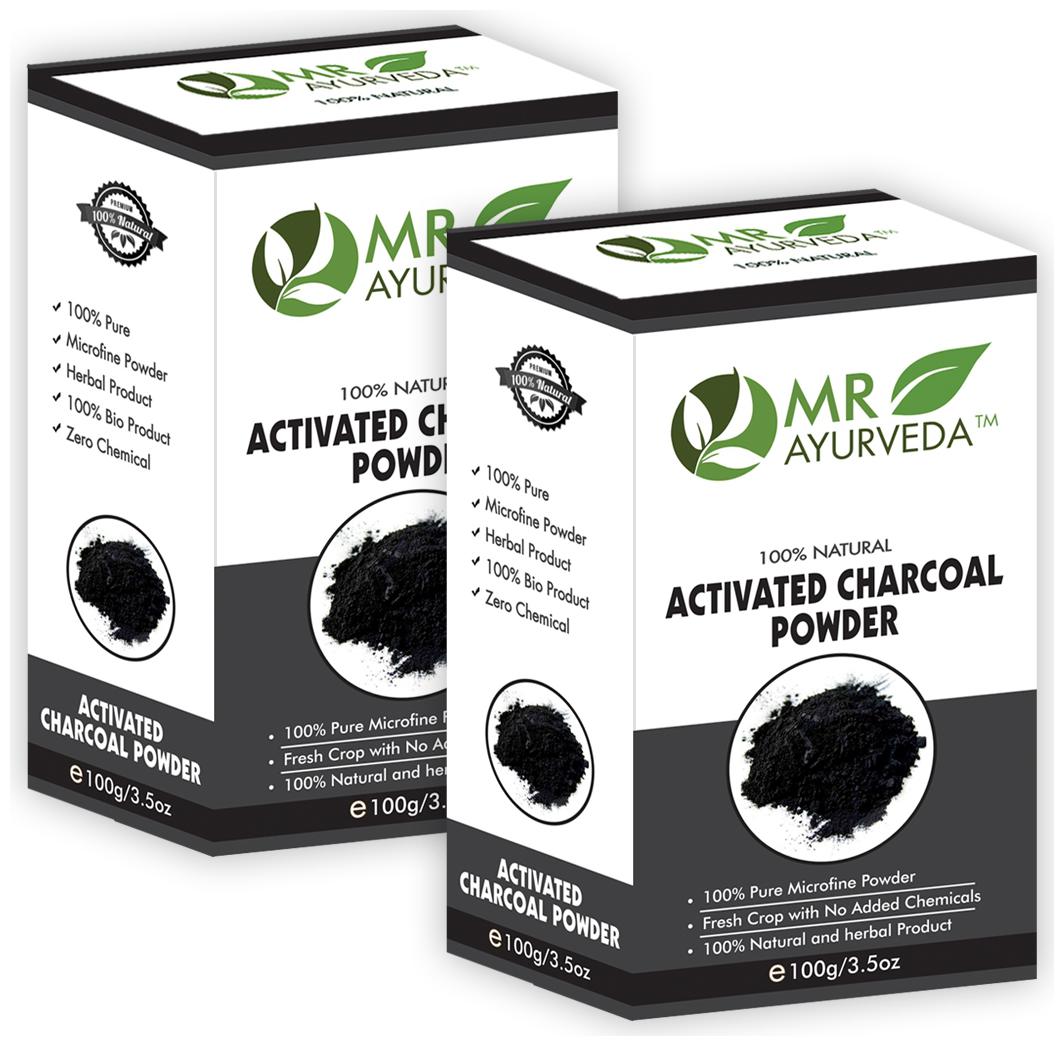 

MR Ayurveda Activated Charcoal Powder - 100 g(Pack Of 2)