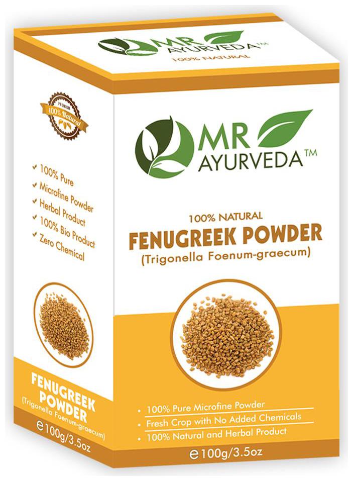 

MR Ayurveda Fenugreek Powder (Methi powder) for Hair Growth Face Pack - 100 g