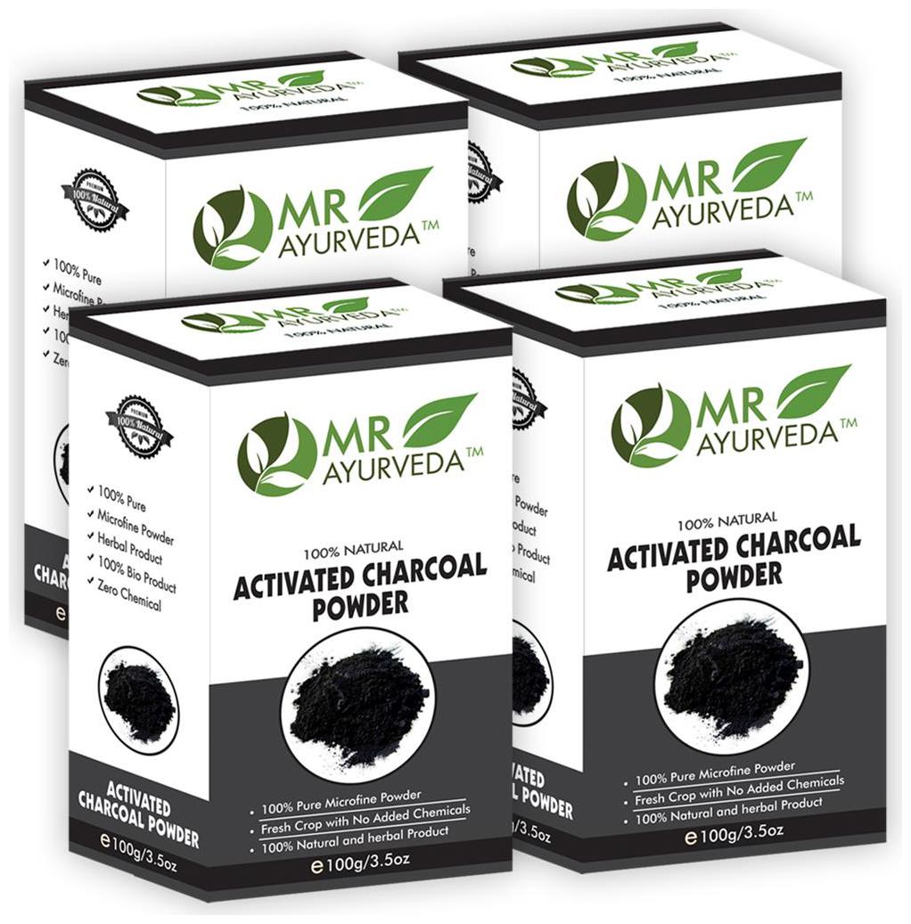 

MR Ayurveda Activated Charcoal Powder Face Pack 100g (Pack Of 4)