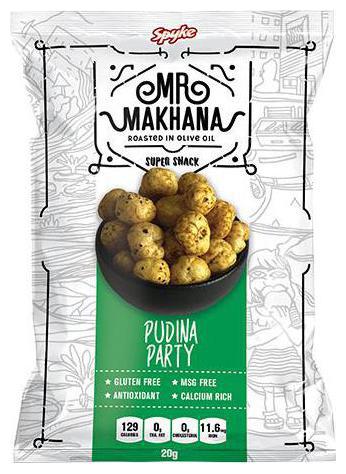 

Mr Makhana Super Snack - Pudina Party 20 g