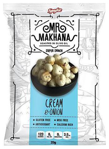 

Mr Makhana Super Snack - Cream Onion 25 g