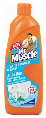 

Mr Muscle Toilet Bathroom Cleaner - Triple Action 450 ml