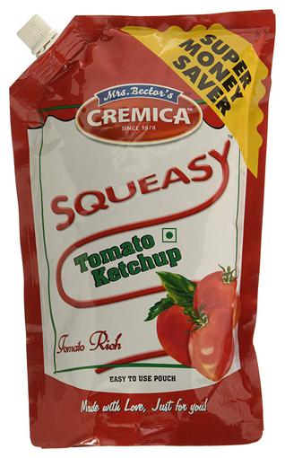 

Mrs Bector S Cremica Tomato Ketchup Squeasy 1 kg
