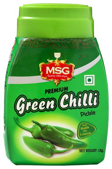 

MSG Green Chilli Pickle 1Kg