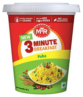 

Mtr 3 Minute Instant Poha Cup 80 g