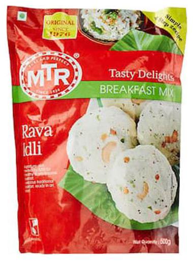 

Mtr Breakfast Mix - Rava Idli 500 g