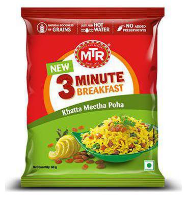 

Mtr Khatta Meetha Poha 60 Gm