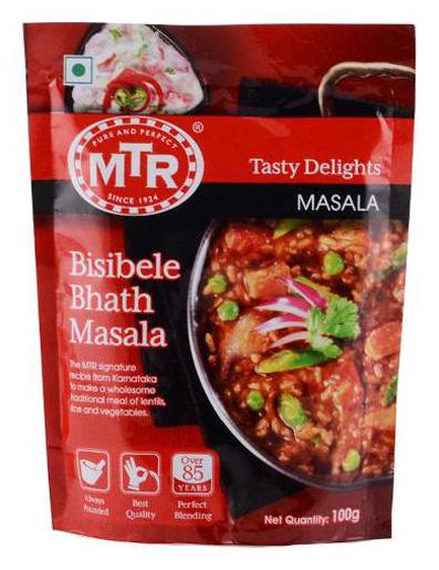 

MTR Masala - Bisibele Bath 100 g