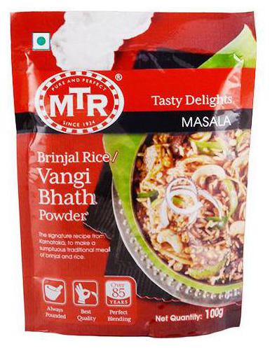 

MTR Powder - Brinjal Rice Vangi Bath 100 g