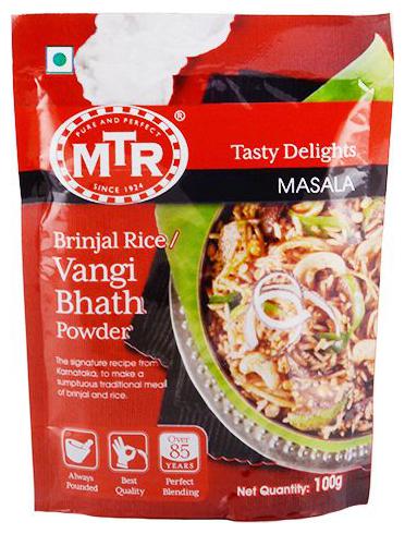 

MTR Powder - Brinjal Rice Vangi Bath 100 g
