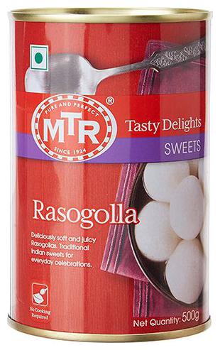 

MTR Tasty Delights Rasogolla 500 g