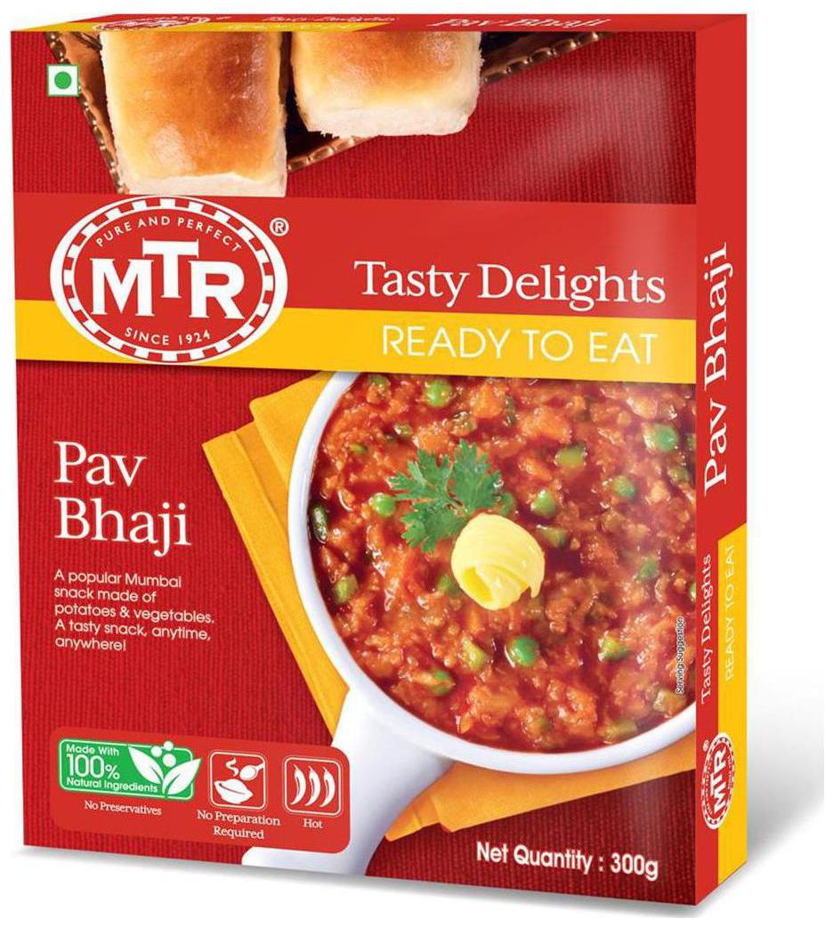 

MTR Ready To Eat Pav Bhaji 300 g 1 pcs