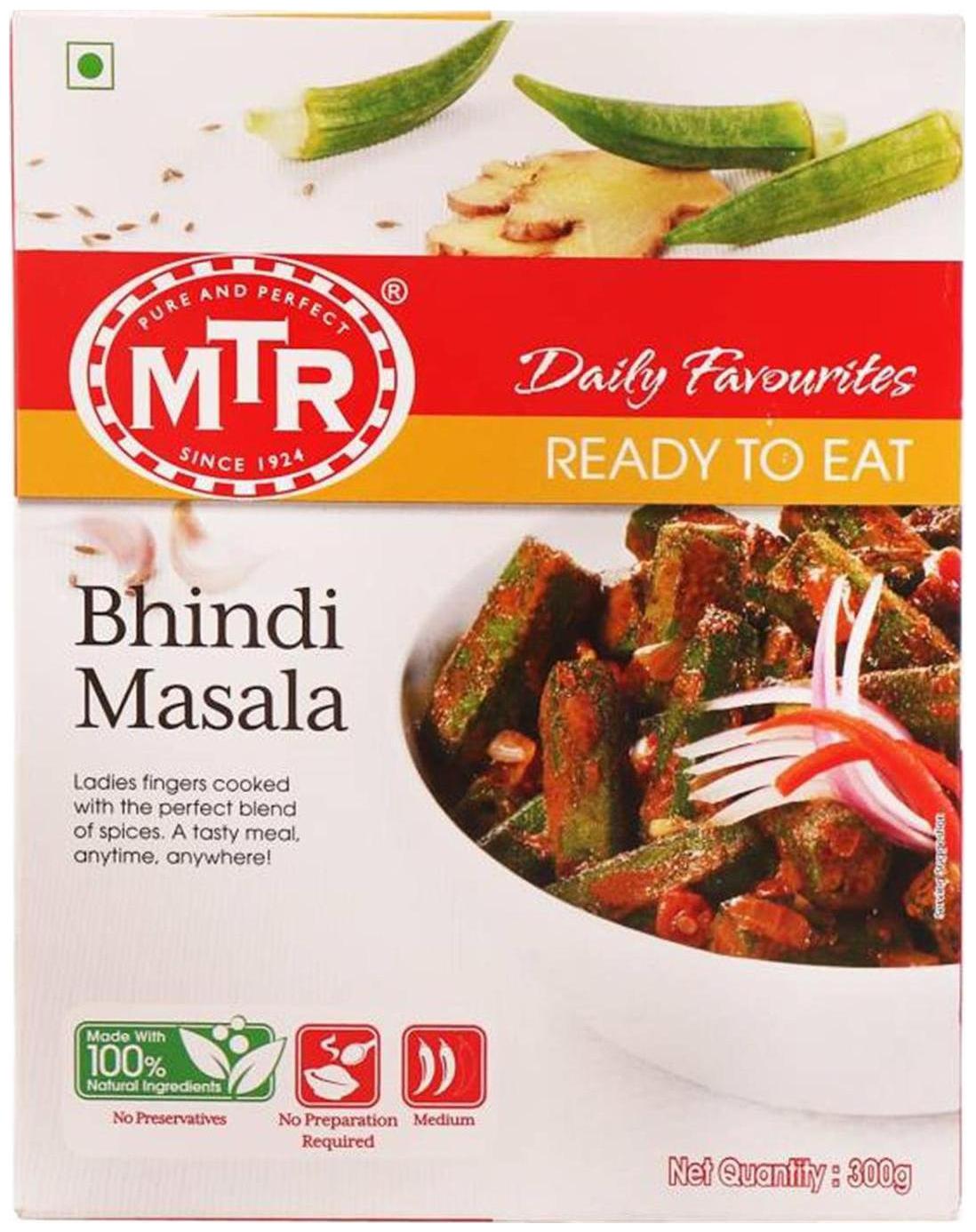 

MTR Ready To Eat Bhindi Masala 300 g 1 pcs