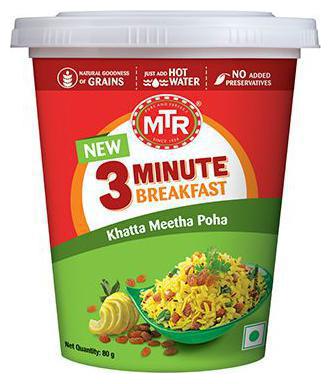 

Mtr Ready To Eat - Khatta Meetha Poha 80 g