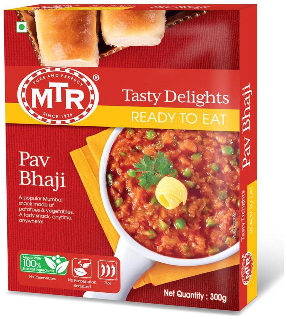 

MTR Ready To Eat Pav Bhaji 300 g 1 pcs