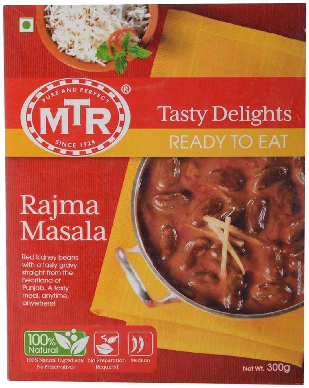 

MTR Ready To Eat Rajma Masala 300 g 1 pcs