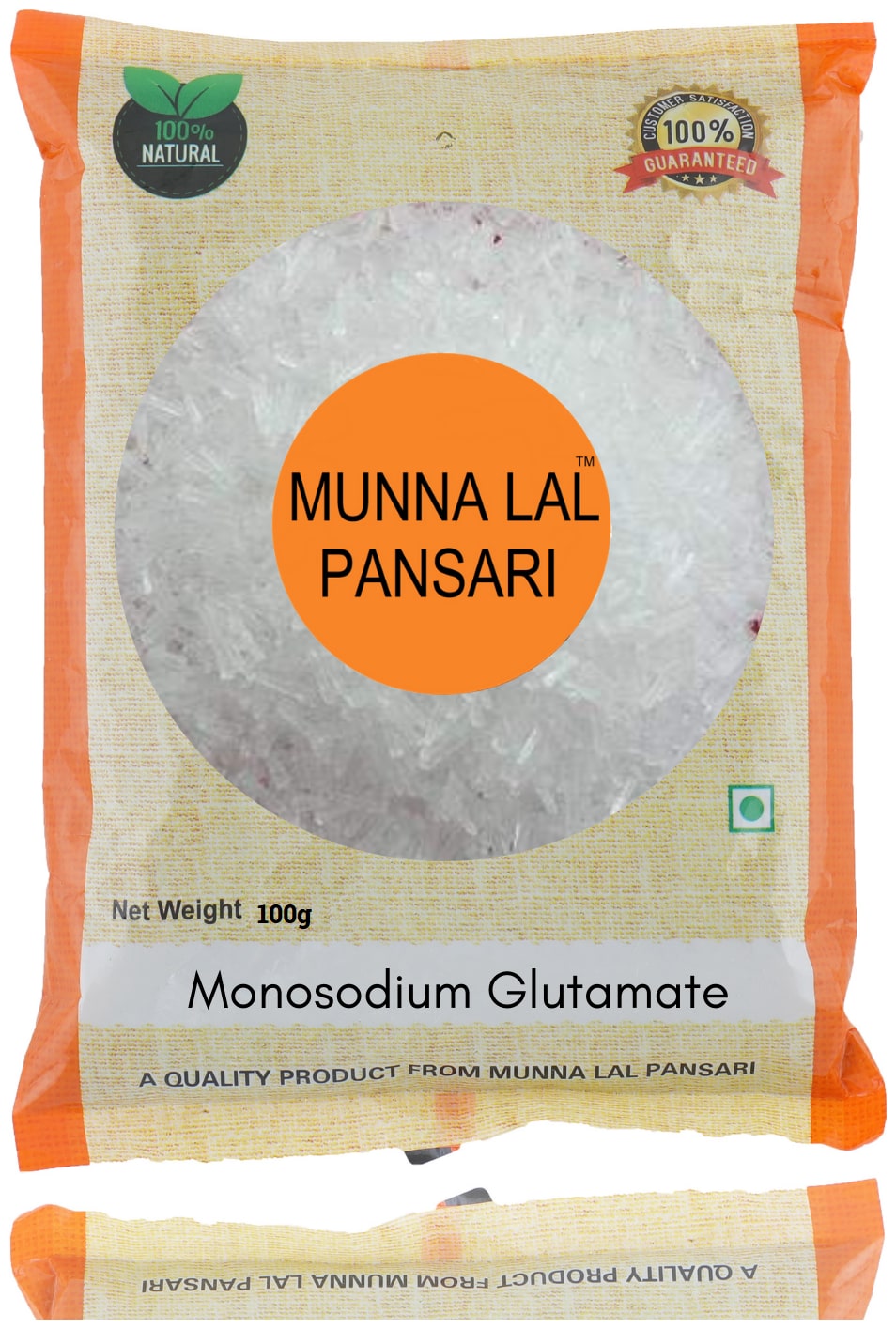 

Munna Lal AjiNoMoto Umami Seasoning - Chinese Salt Monosodium Glutamate (MSG) Crystals 100g